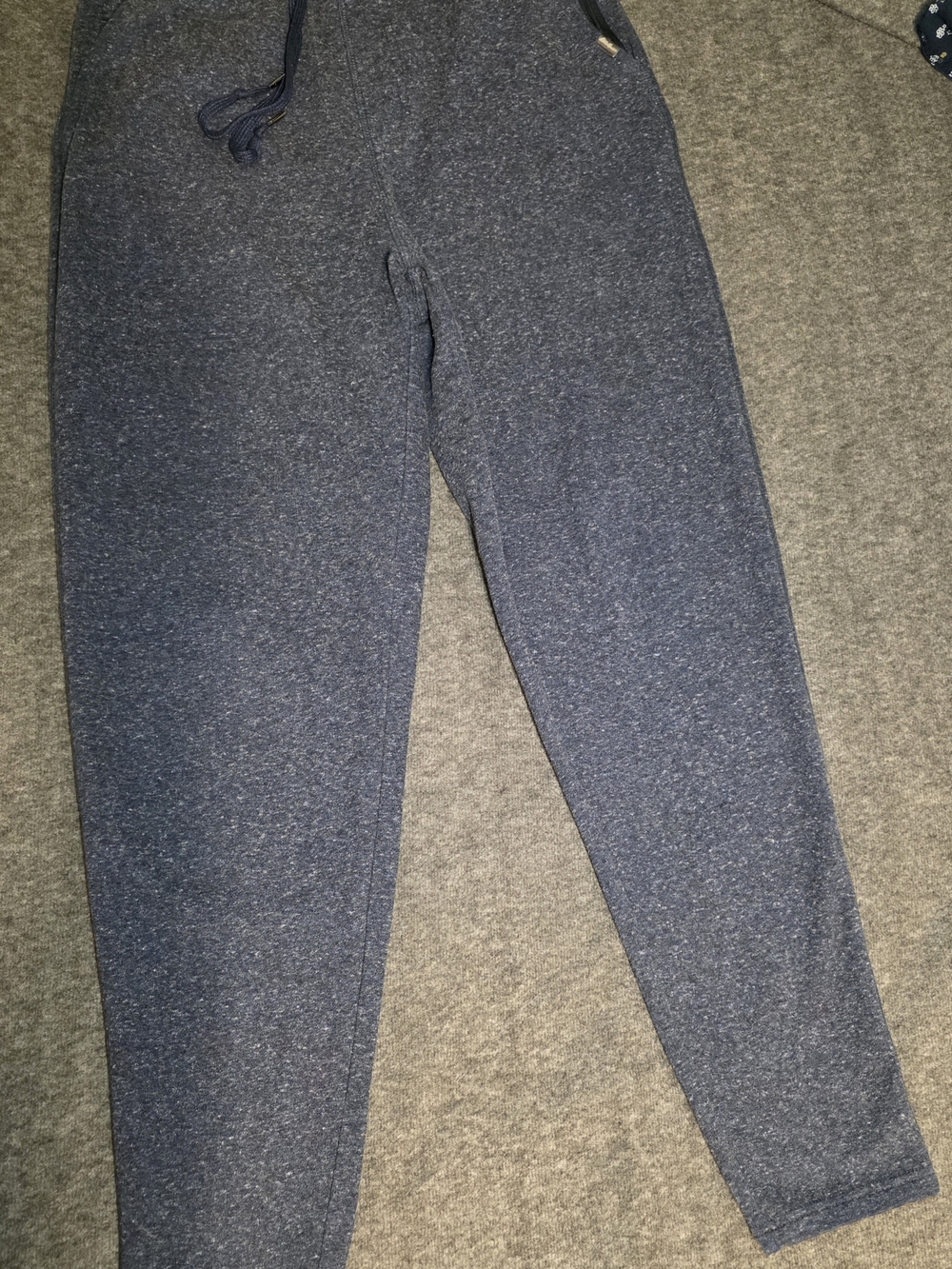 Eddie Bauer Men's Heather Navy Jogger Pants